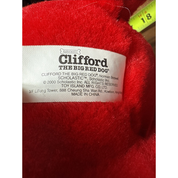 Clifford Red Dog Plush Scholastic Jumbo Large 25" Stuffed Animal Storybook GUC - Picture 9 of 9